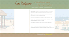 Desktop Screenshot of casakopfmann.com